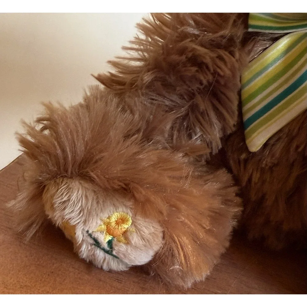 BOYDS SPECIAL‎ EDITION AMERICAN CANCER SOCIETY BROWN BEAR PLUSH-DAFFODIL DAYS